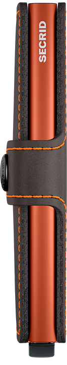 Secrid Miniwallet Matte Truffle & Orange