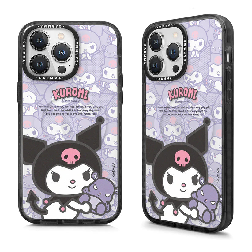 iPhone 15 Series GARMMA Sanrio Kuromi Cool Partner Characters MagSafe Case