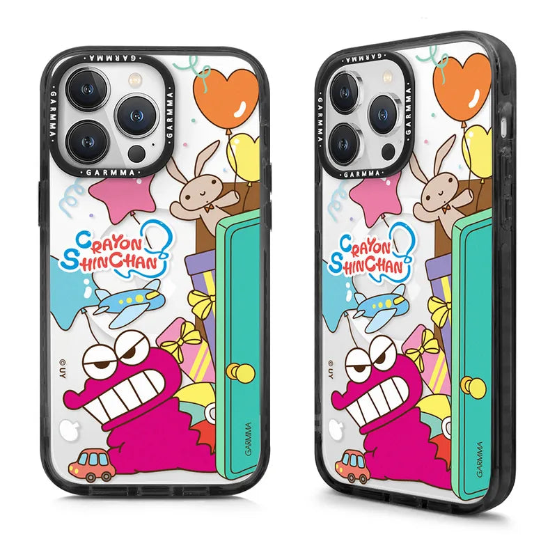 iPhone 15 Series GARMMA Crayon Shinchan Party Time Case