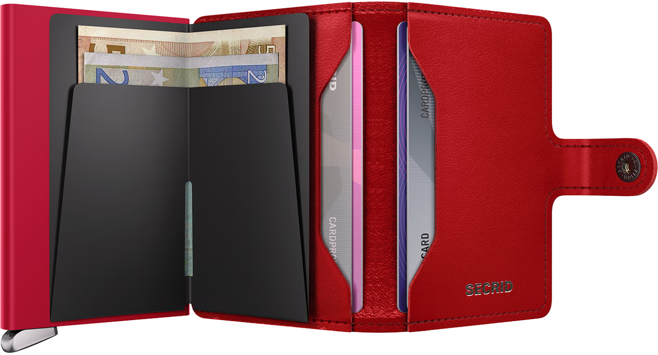 Secrid Miniwallet Emboss Diamond Red