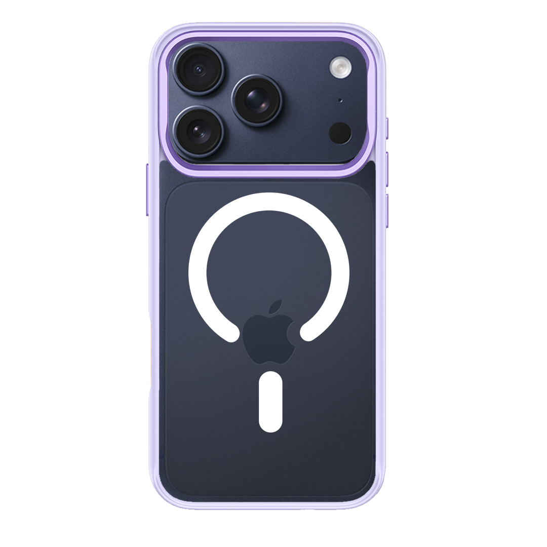 iPhone 17 Pro Swappable Custom Case Magsafe (Purple Frame)