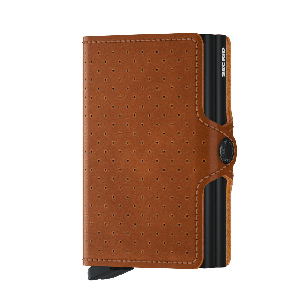 Secrid Twinwallet Perforated Cognac