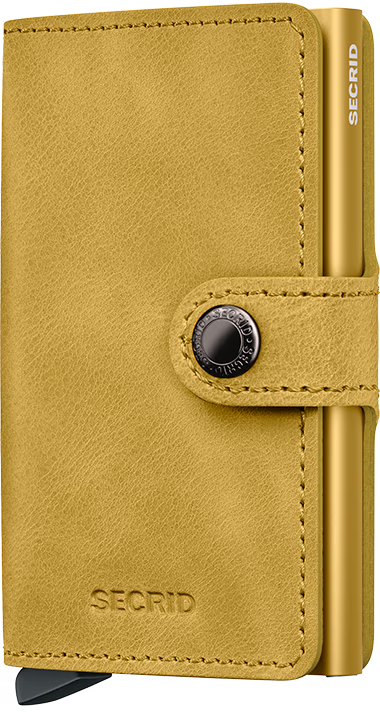 Secrid Miniwallet Vintage Yellow