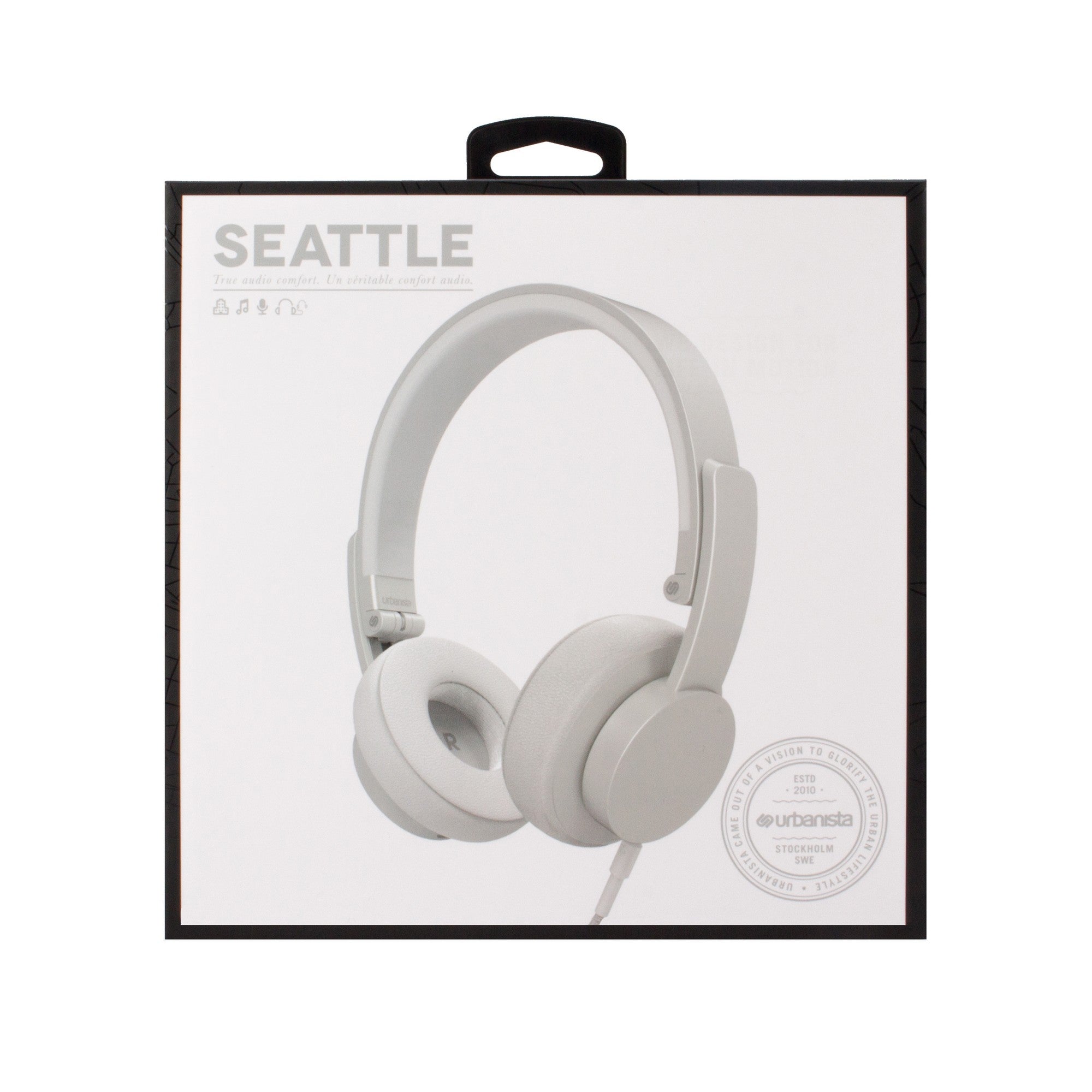 Urbanista White (Fluffy Cloud) Seattle Corded Headphones - 15-01270