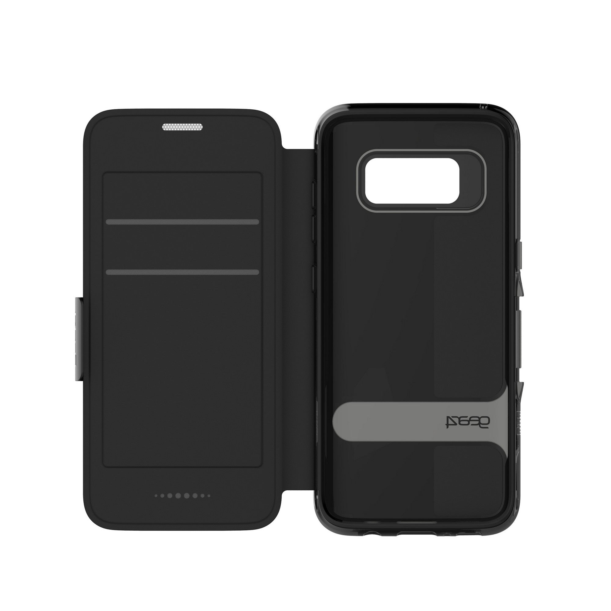Samsung Galaxy S8 Gear4 D3O Black BookCase (Oxford) - 15-01660
