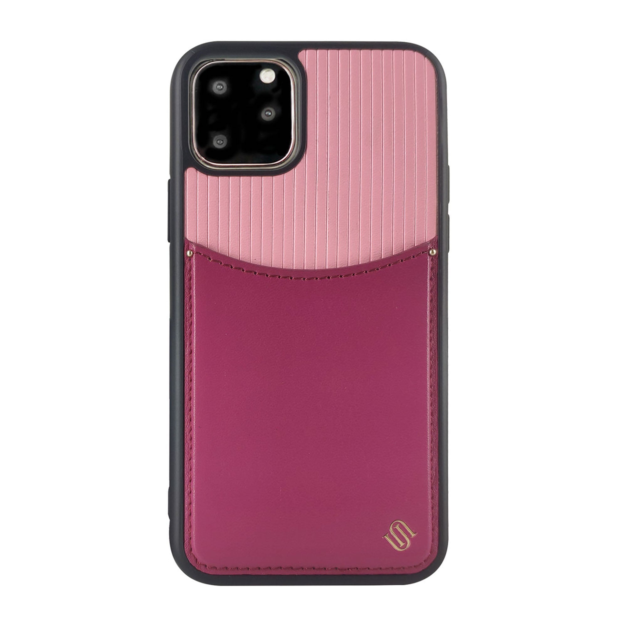 iPhone 11 Pro Uunique Pink Rosette Pocket Case - 15-05052