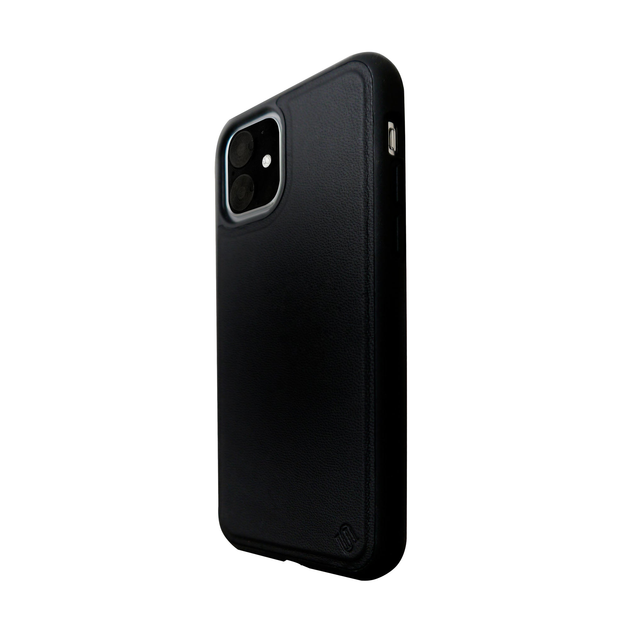iPhone 11/XR Uunique Black (Black Olive) Nutrisiti Eco Leather Back Case - 15-05067