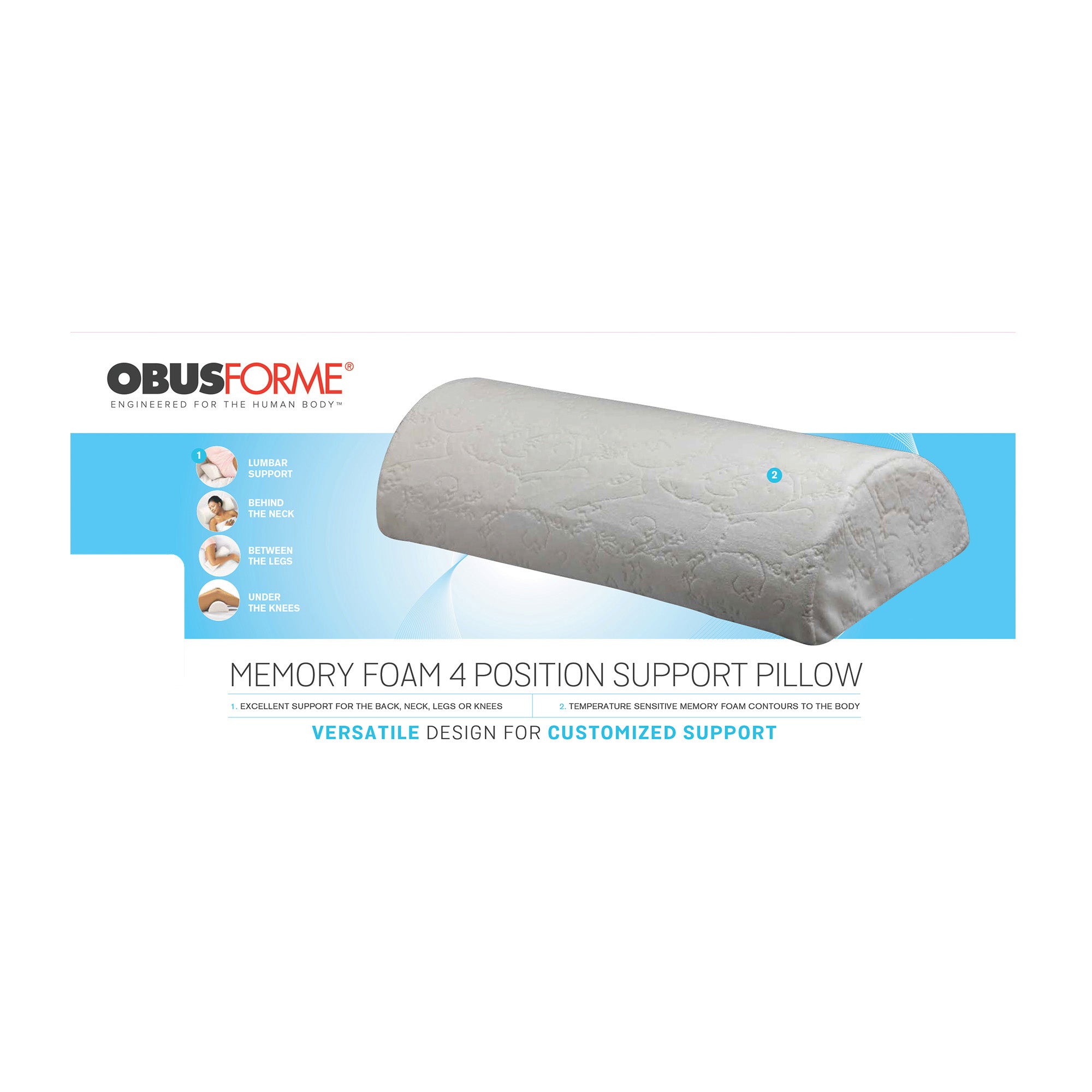 ObusForme Airfoam 4-Position Pillow - 15-07338