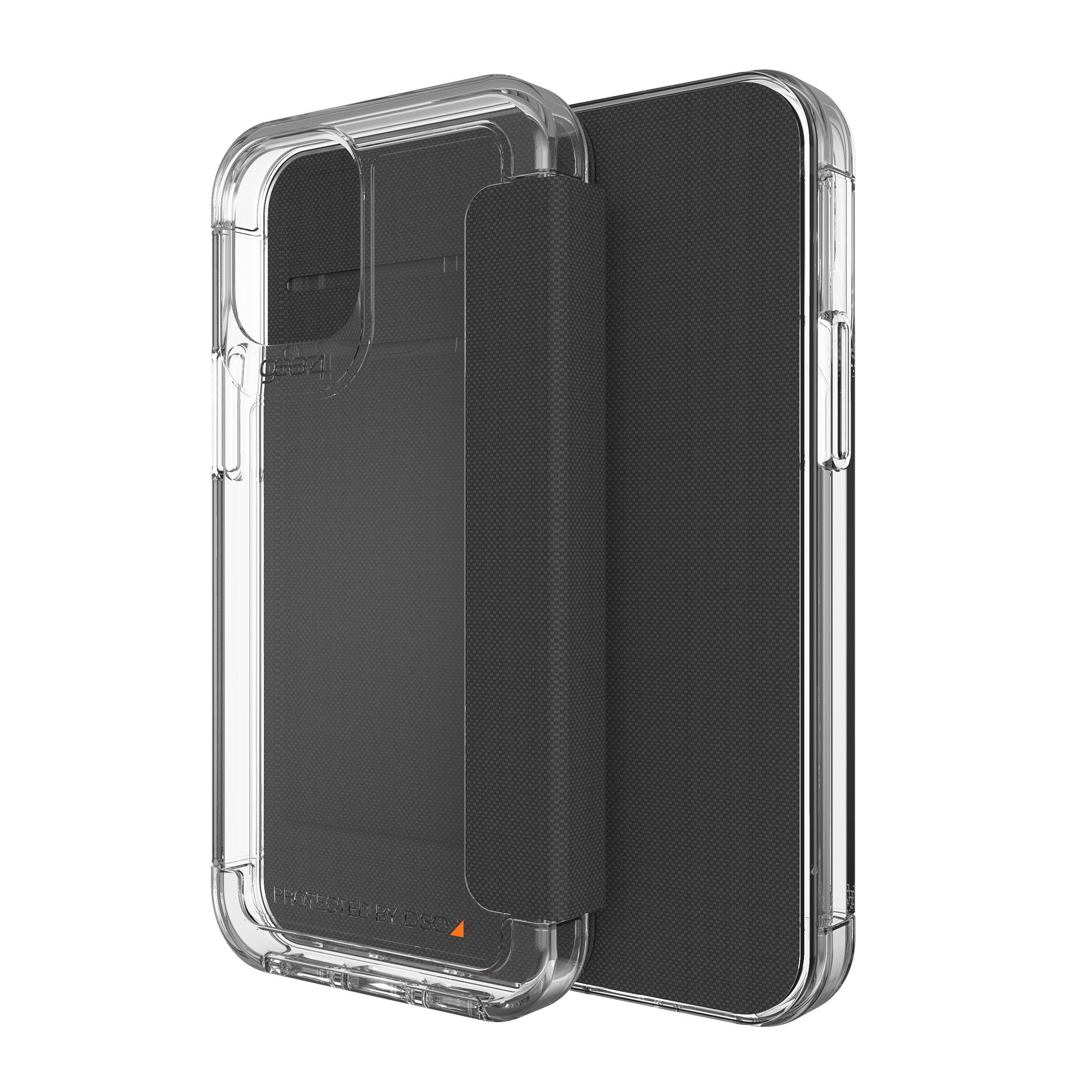 iPhone 12 Mini Gear4 D3O Clear Wembley Flip Case - 15-07677