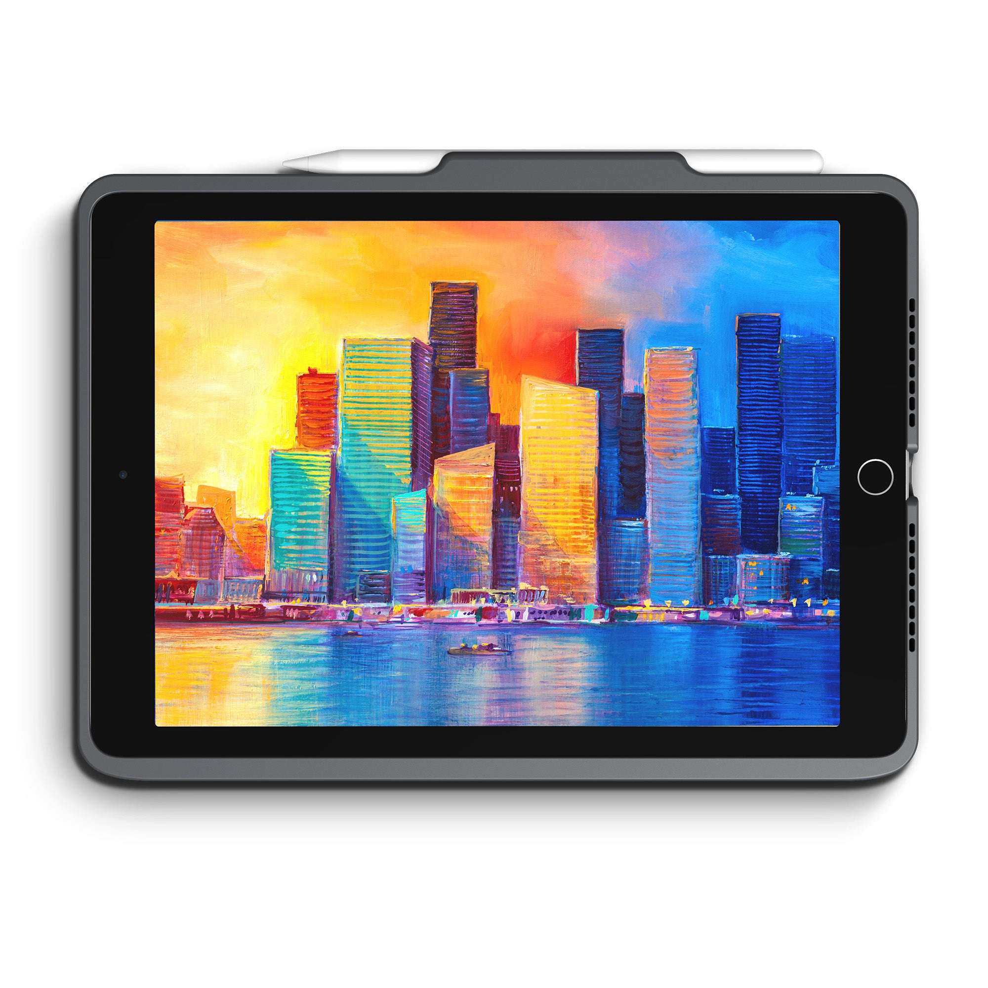iPad 10.2 (2019-2021) (7th-9th Gen) ZAGG Black/Grey Pro Keys Keyboard - 15-08109