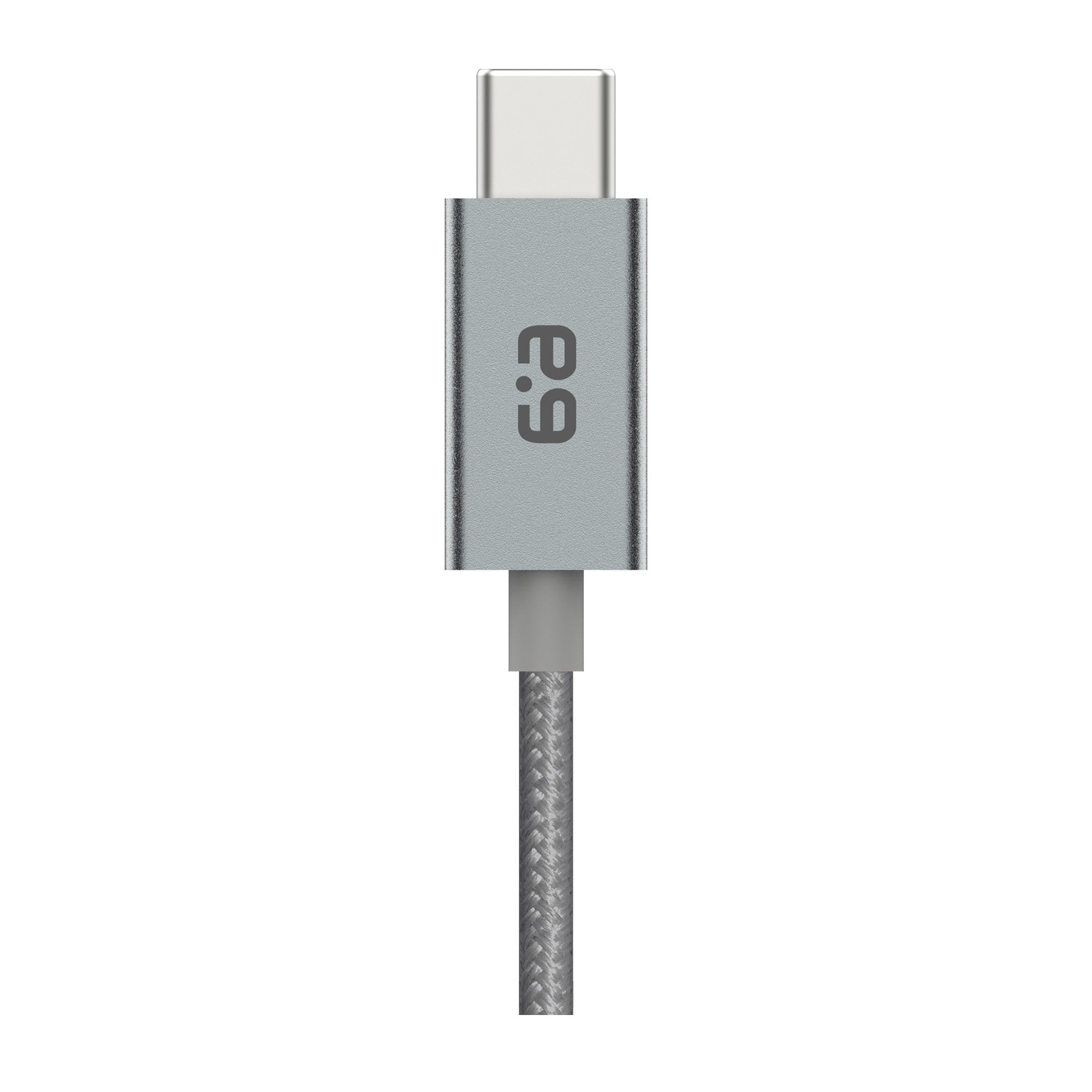 PureGear Space Grey USB-C to USB-C Braided Charge and Sync Cable (300cm) - 15-08175