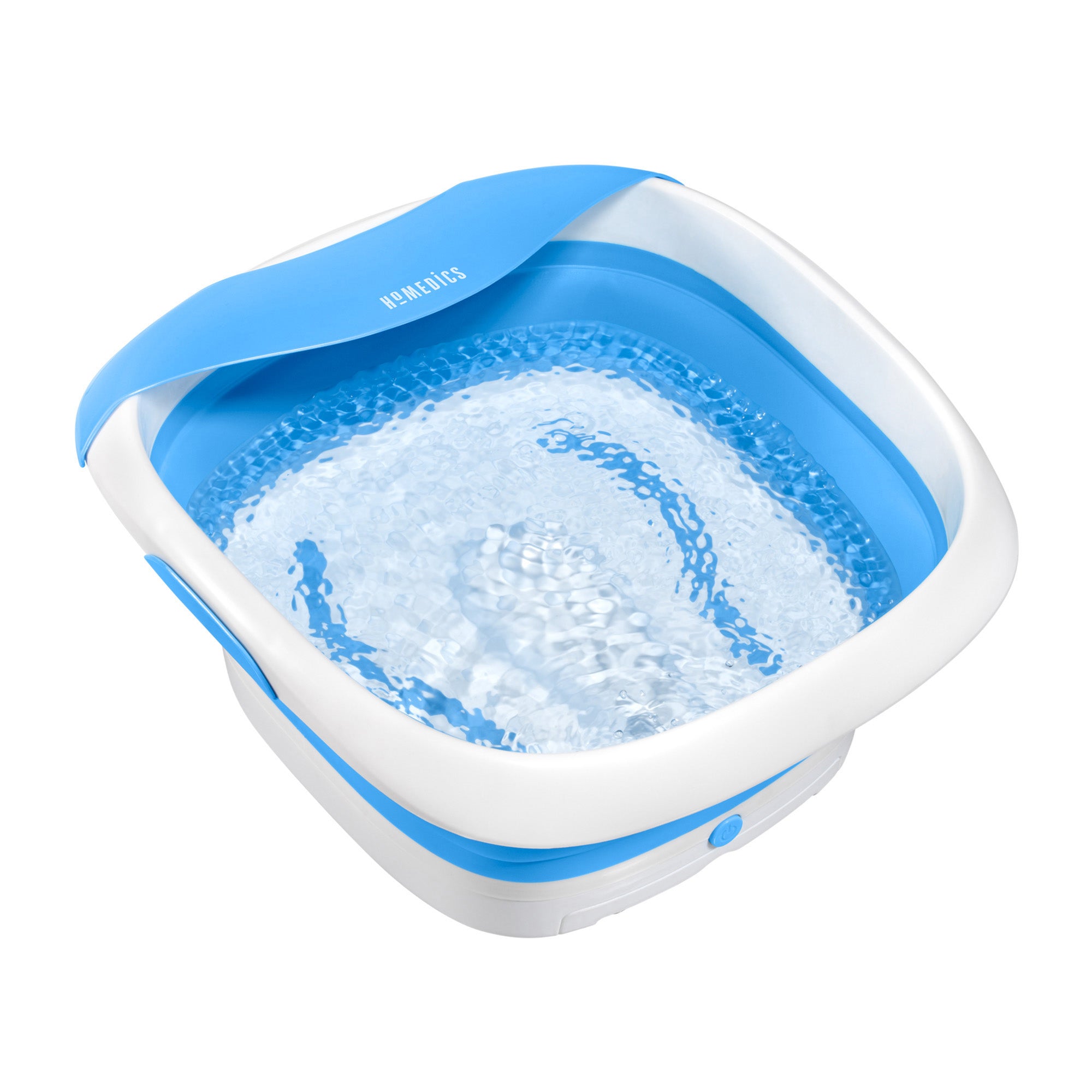HoMedics Collapsible Footbath with Vibration, Heat Maintenance & Salt Cap. - 15-08373