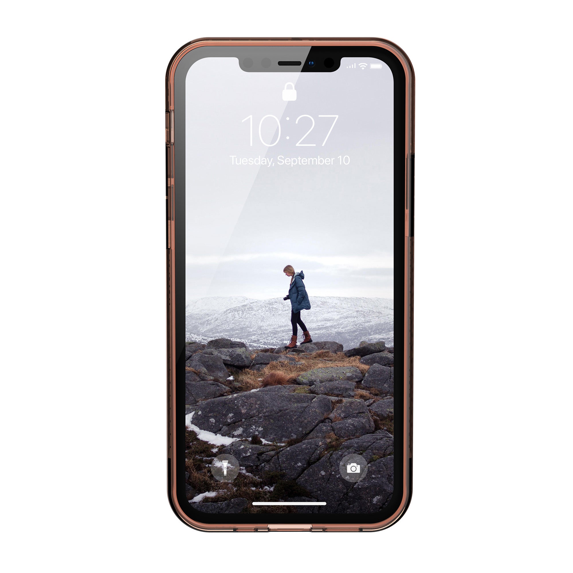 iPhone 12/12 Pro UAG Orange Lucent Case - 15-08499