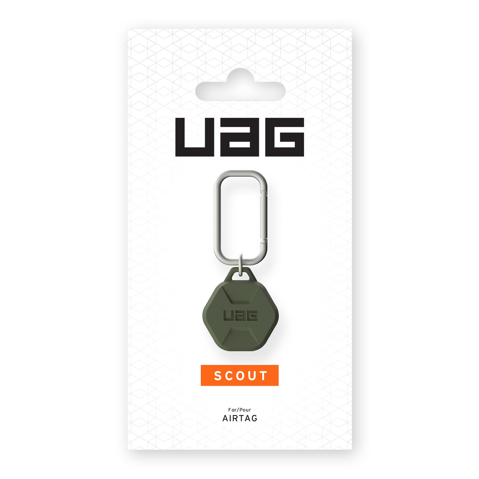 Apple AirTag UAG Olive Scout Case - 15-08838