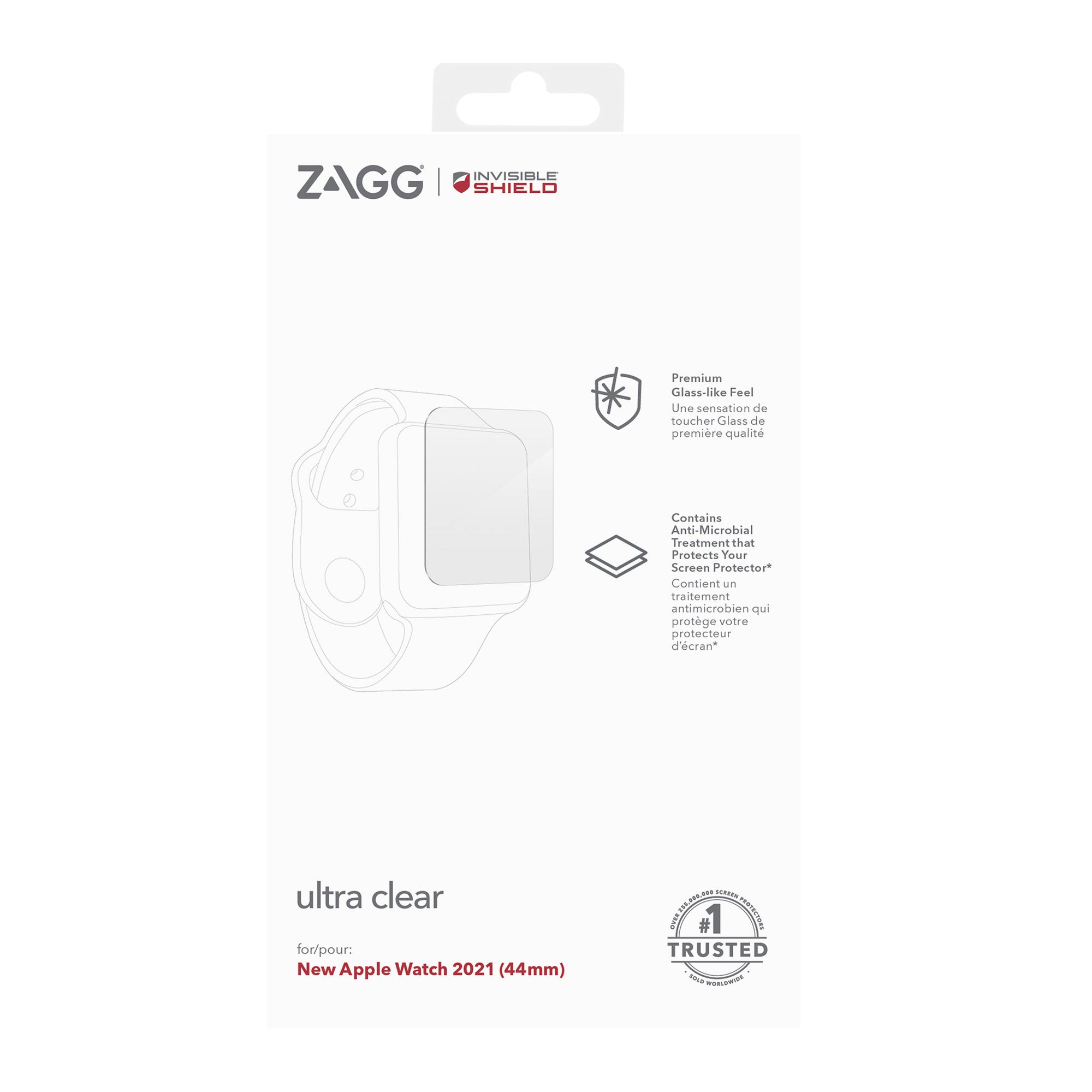 Apple Watch Series 7 (45mm) ZAGG InvisibleShield Ultra Clear+ Screen Protector - 15-08885