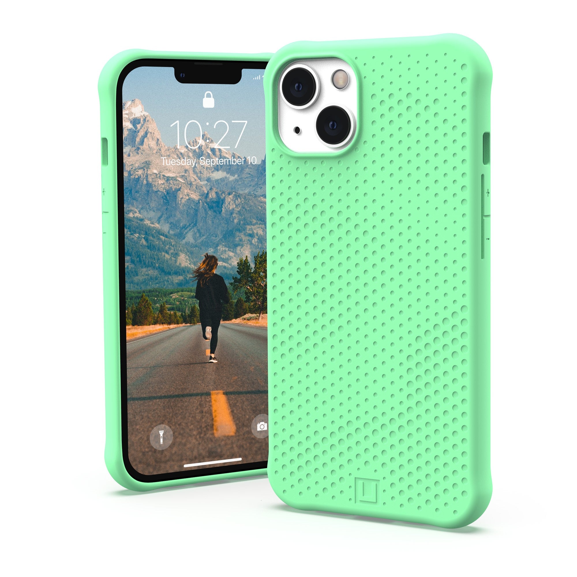 iPhone 13 UAG Green (Spearmint) Dot Case - 15-08960