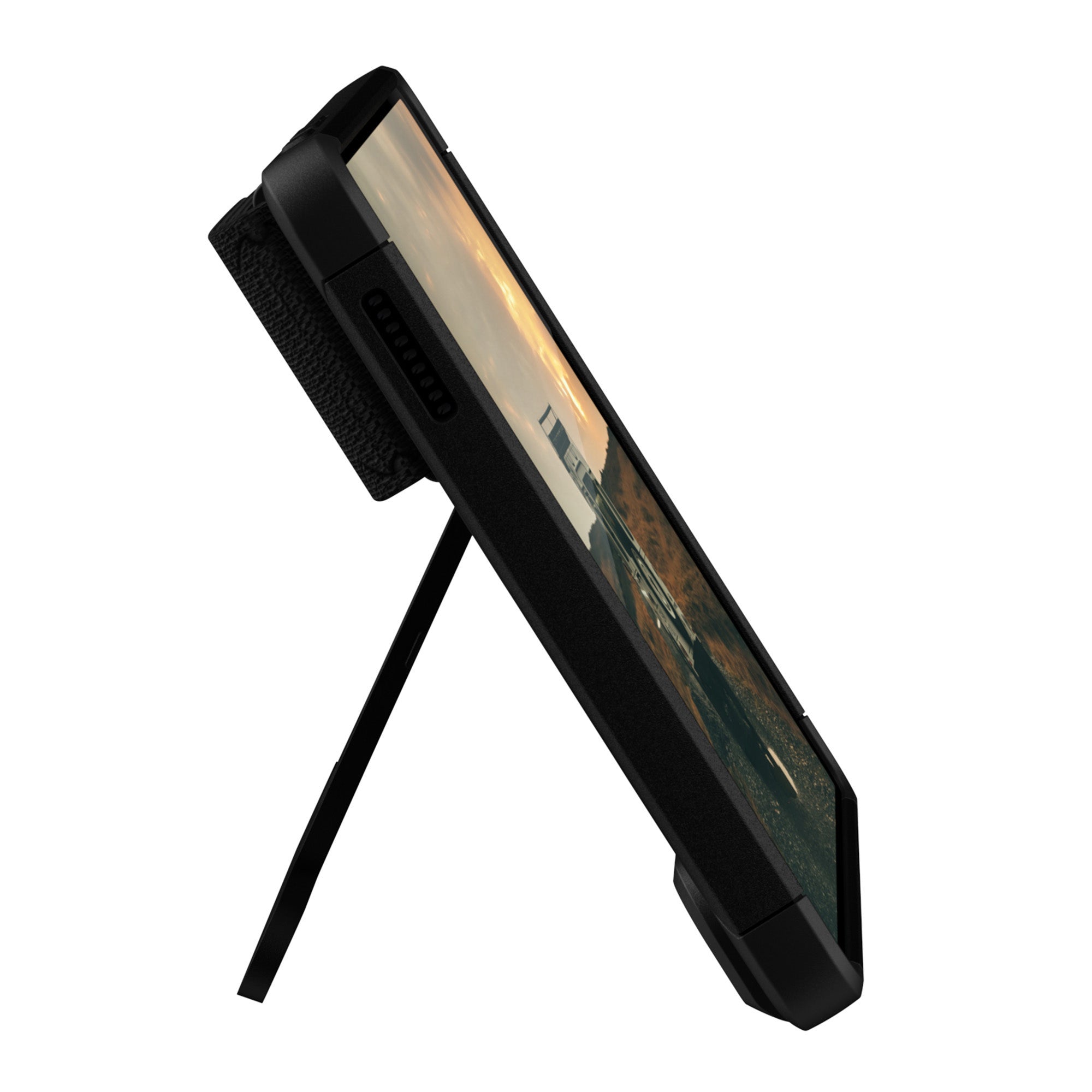 Samsung Galaxy Tab A7 Lite UAG Scout w/Kickstand and Handstrap Series Case - Black - 15-09381