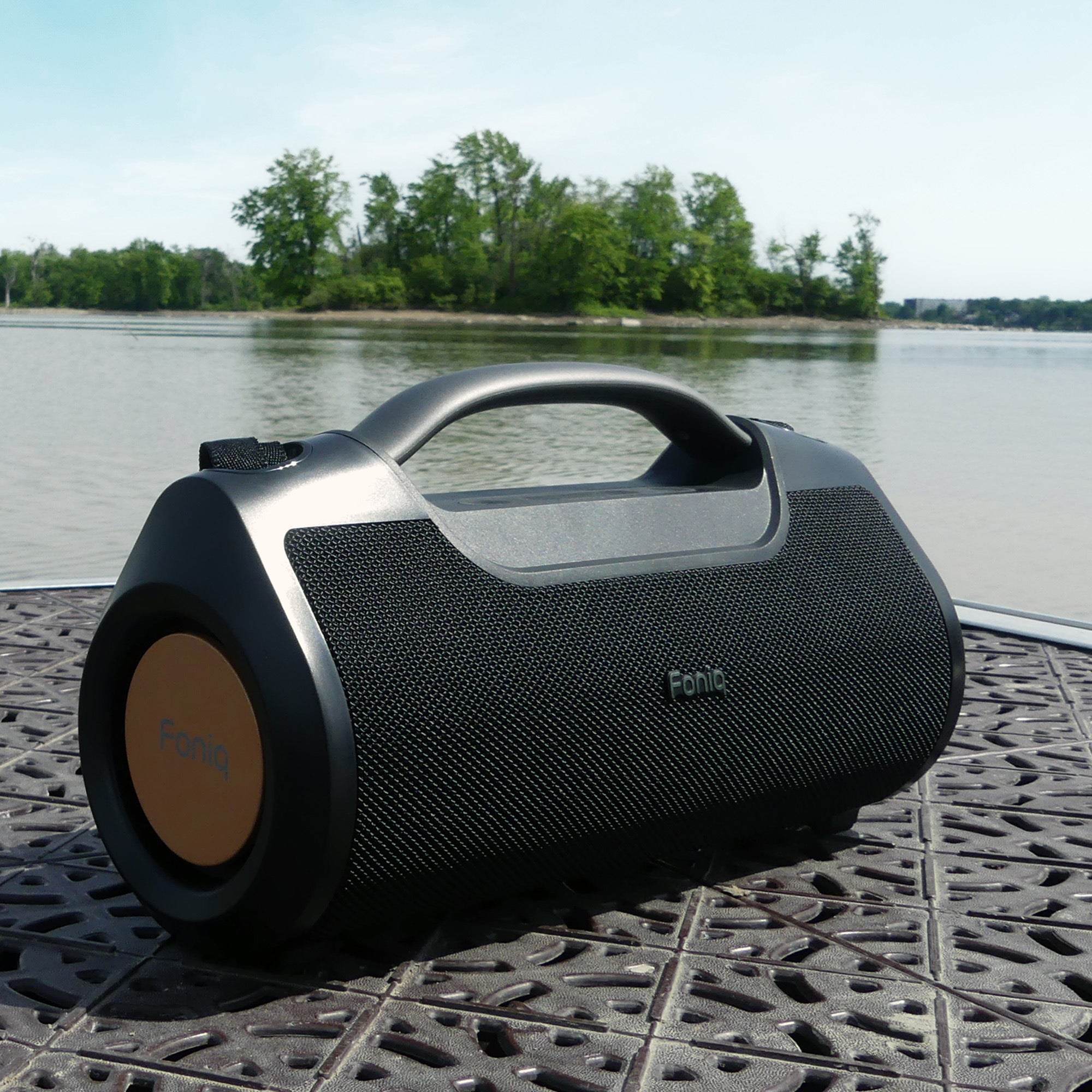 Foniq Apollo Portable TWS Bluetooth Speaker with Built-in Power Bank and USB/AUX Inputs - 15-09441