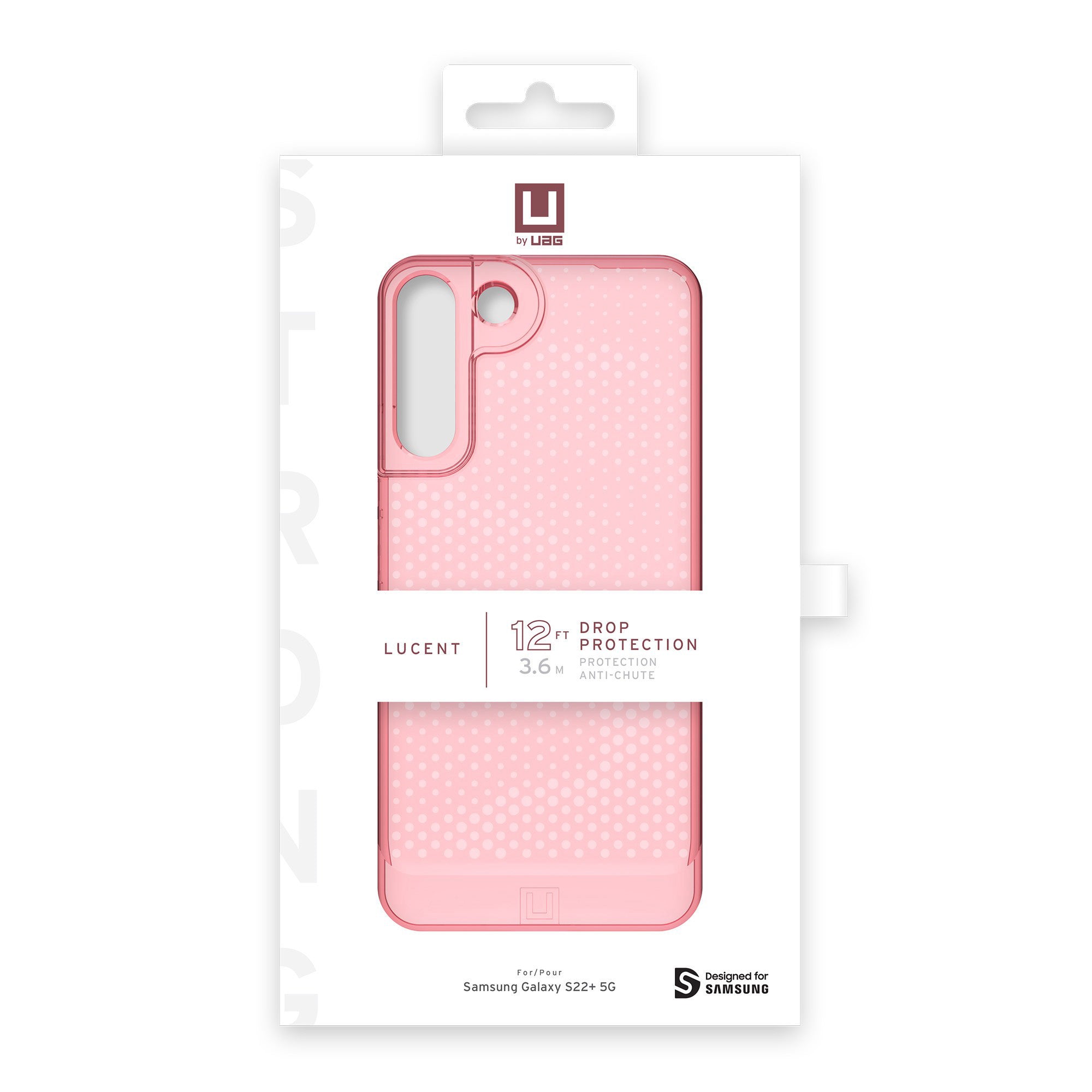 Samsung Galaxy S22+ 5G UAG Lucent Case - Pink (Clay) - 15-09630