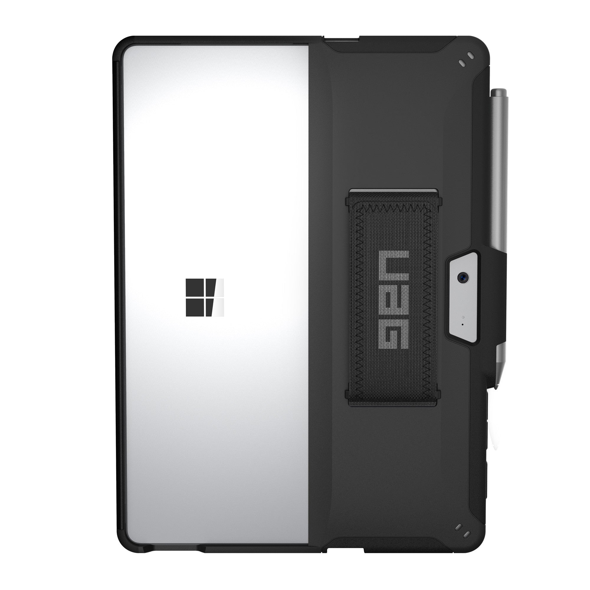 Microsoft Surface Go 3/2/1 UAG Scout Series Case w/H+S Strap - Black - 15-09949