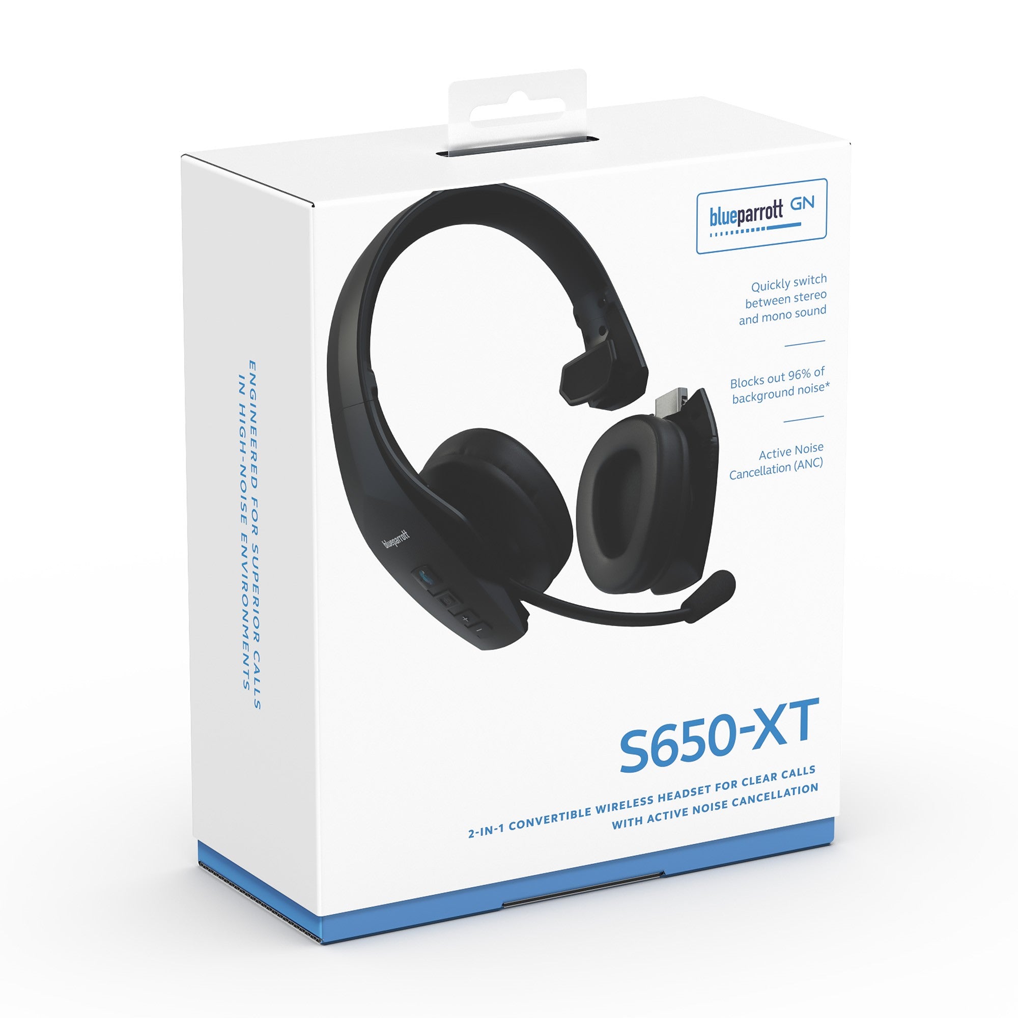 BlueParrott B650-XT Bluetooth Headset - Black - 15-10001
