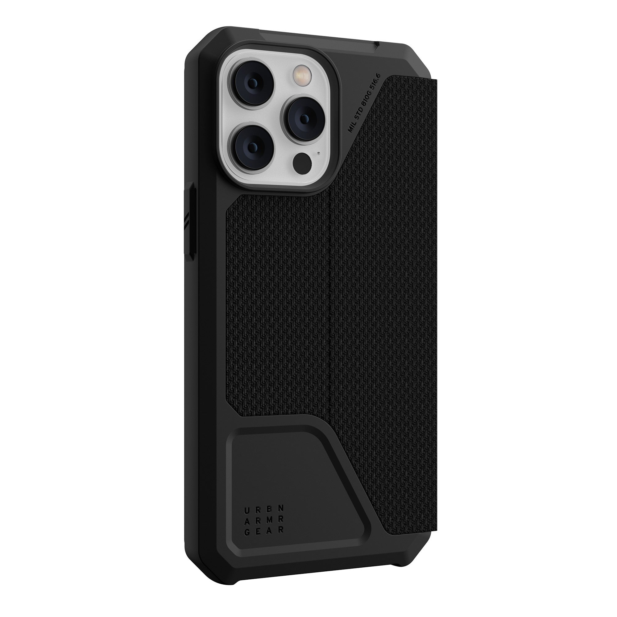 iPhone 14 Plus UAG Metropolis Folio Case - Kevlar Black - 15-10172