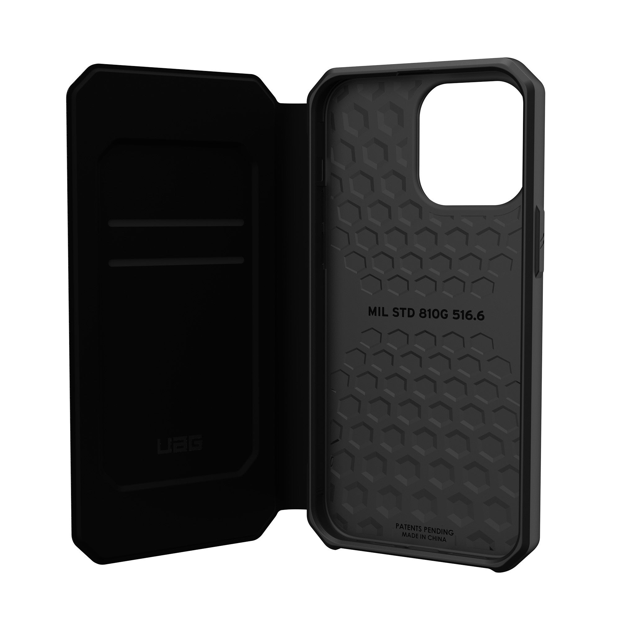 iPhone 14 Plus UAG Metropolis Folio Case - Kevlar Black - 15-10172