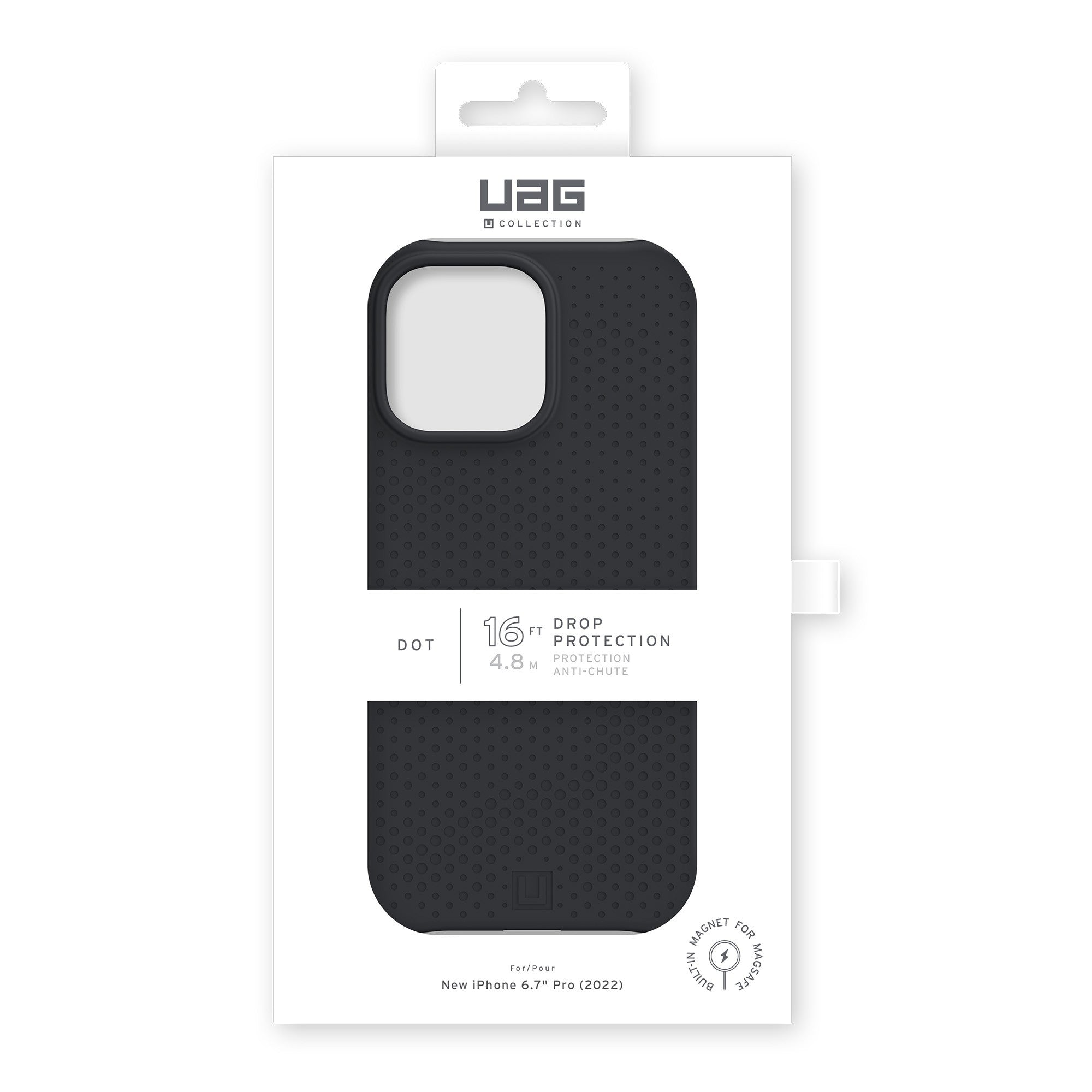 iPhone 14 Pro Max UAG Dot MagSafe Case - Black - 15-10197