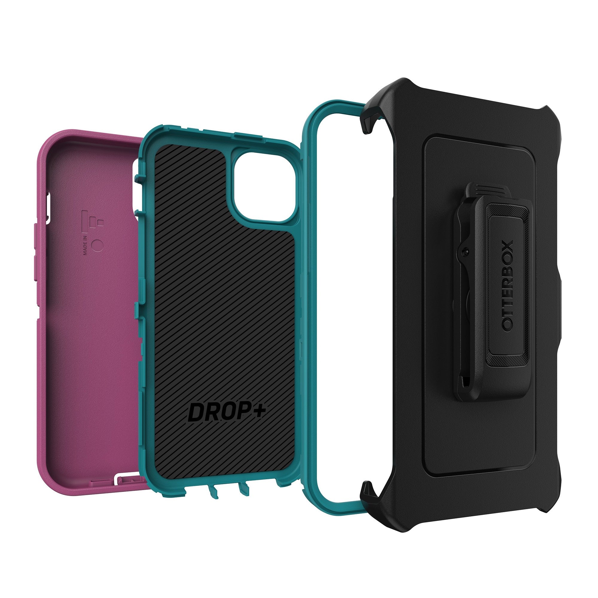 iPhone 14 Plus Otterbox Defender Series Case - Pink (Canyon Sun) - 15-10211