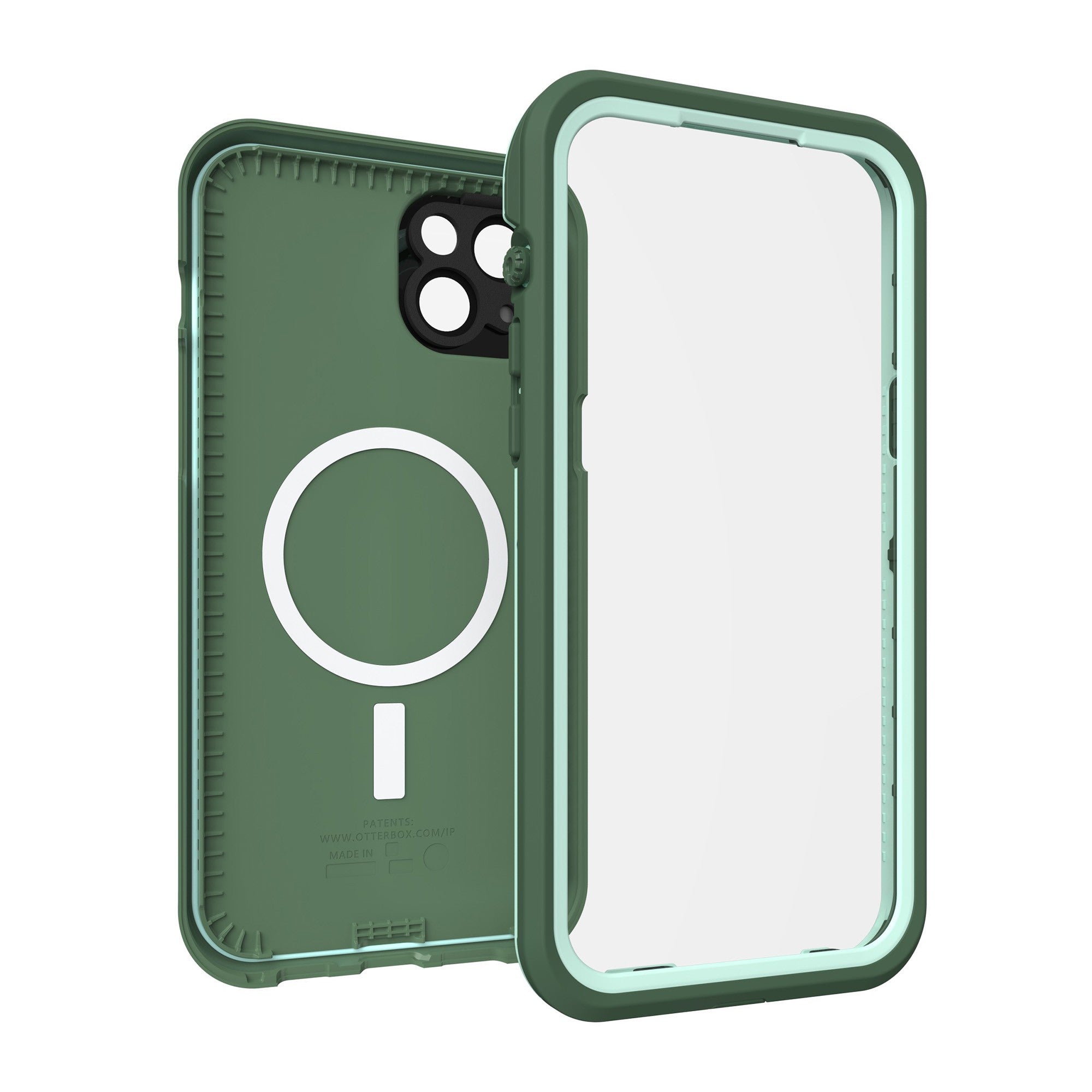 iPhone 14 Plus Otterbox Fre MagSafe Case - Green (Dauntless) - 15-10221