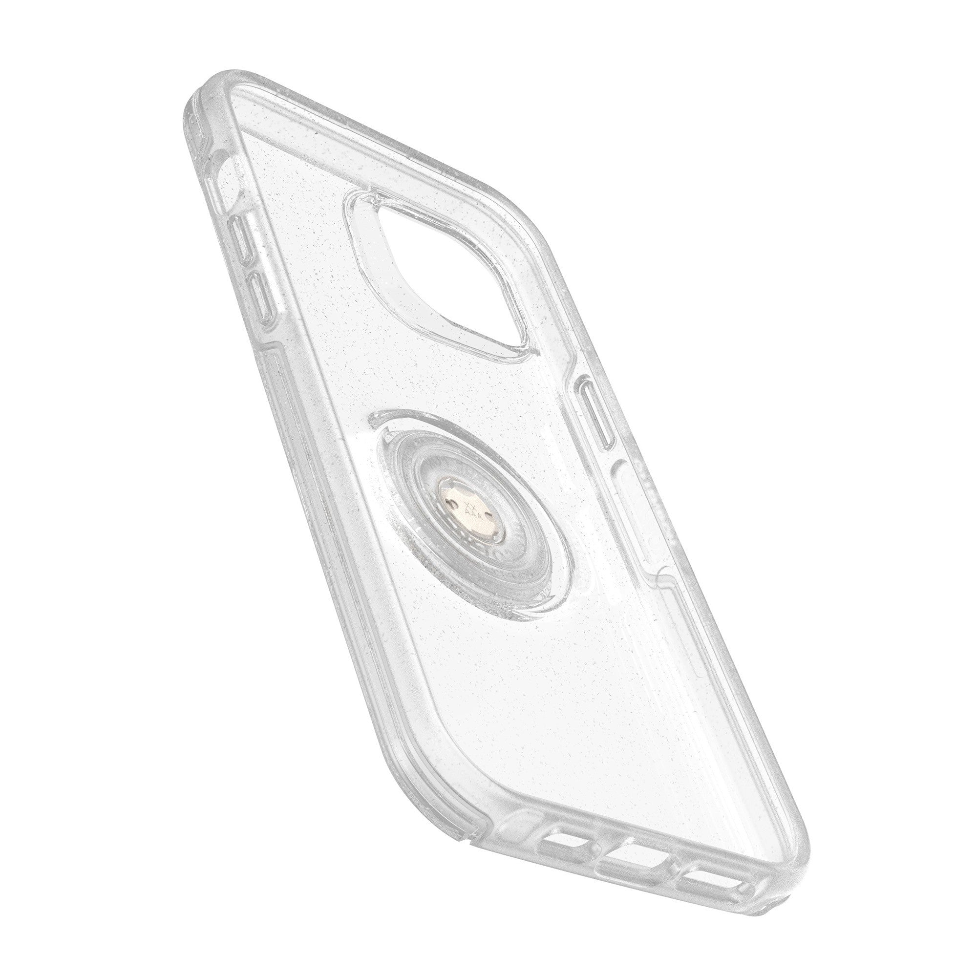 iPhone 14 Plus Otterbox + POP Symmetry Clear Series Case - Silver (Stardust Pop) - 15-10228
