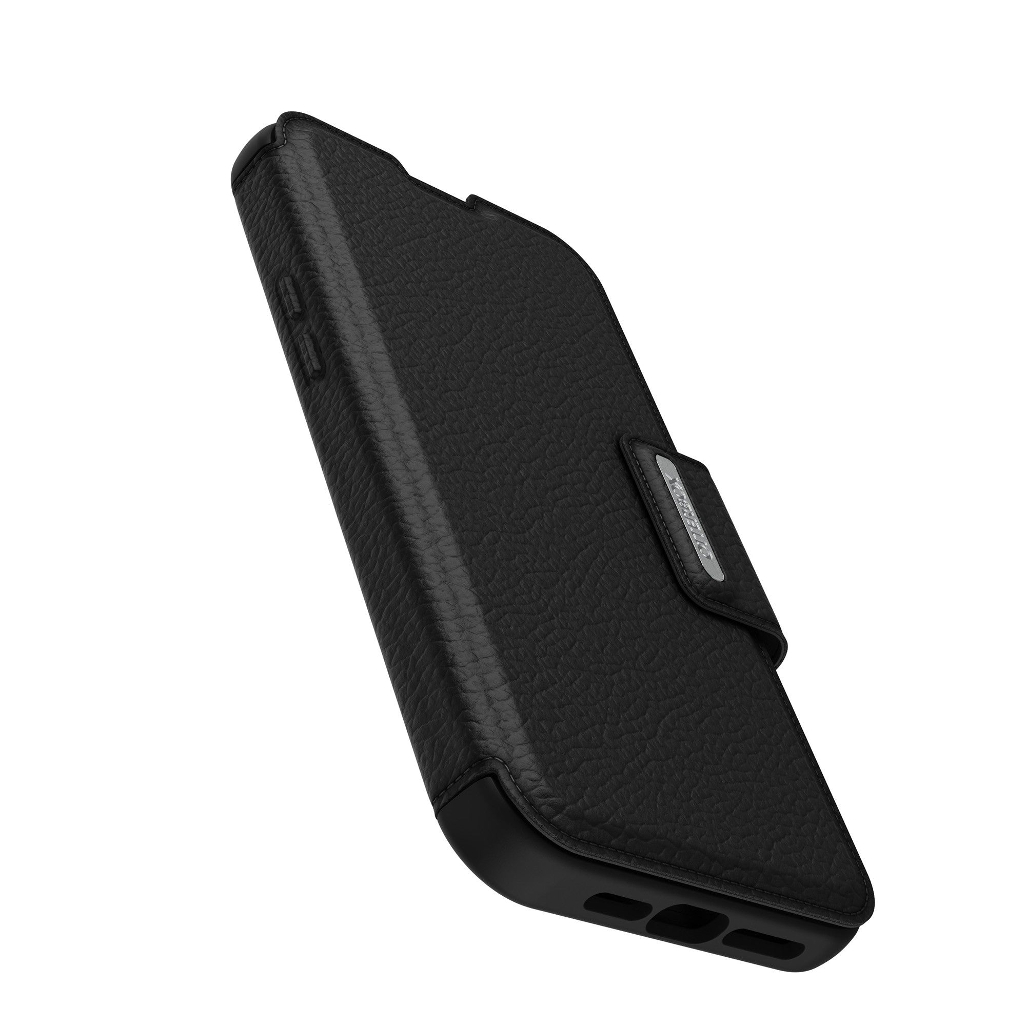 iPhone 14 Plus Otterbox Strada Leather Folio Case - Black (Shadow) - 15-10232