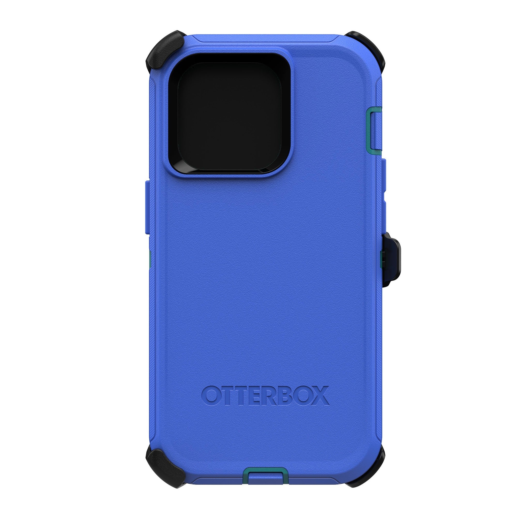 iPhone 14 Pro Otterbox Defender Series Case - Blue (Rain Check) - 15-10302