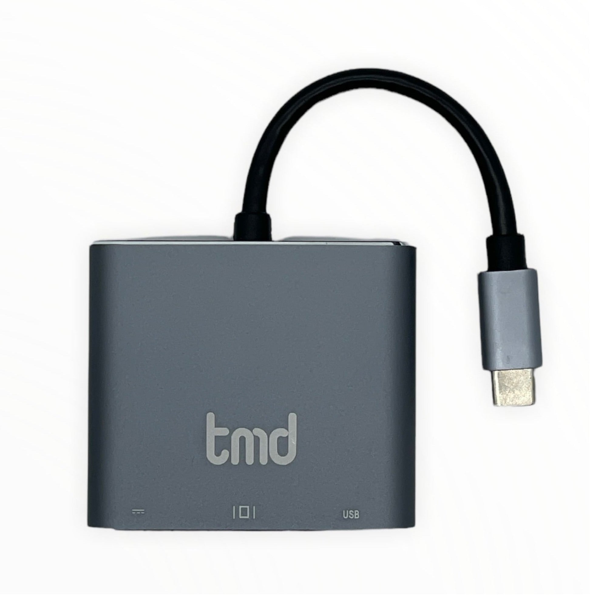 tmd USB-C to 4K HDMI Multifunction Adapter with Power Delivery & USB-A Port - Grey - 15-10489