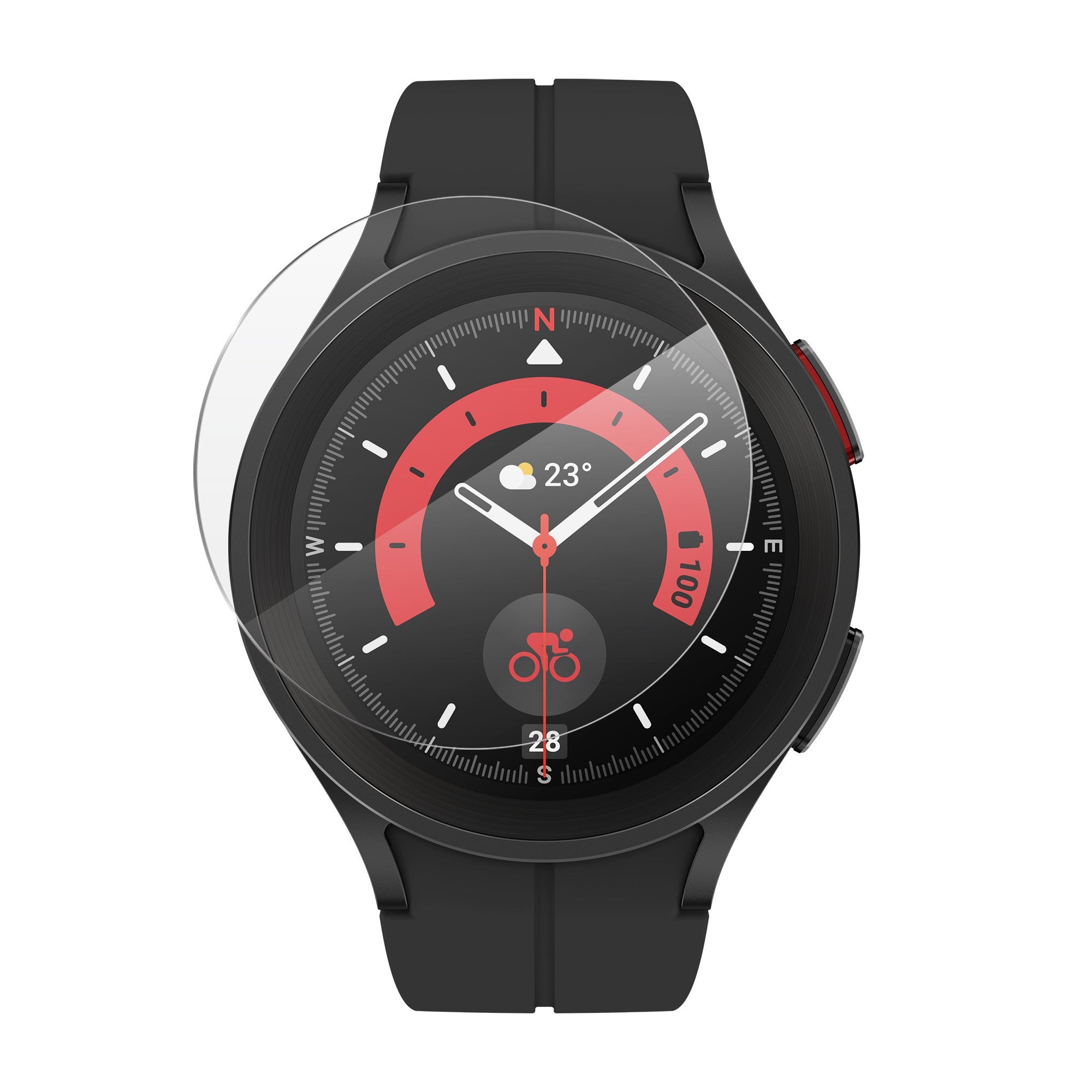 Samsung Galaxy Watch5 Pro ZAGG InvisibleShield FusionAM Glass Screen Protector - 15-11018
