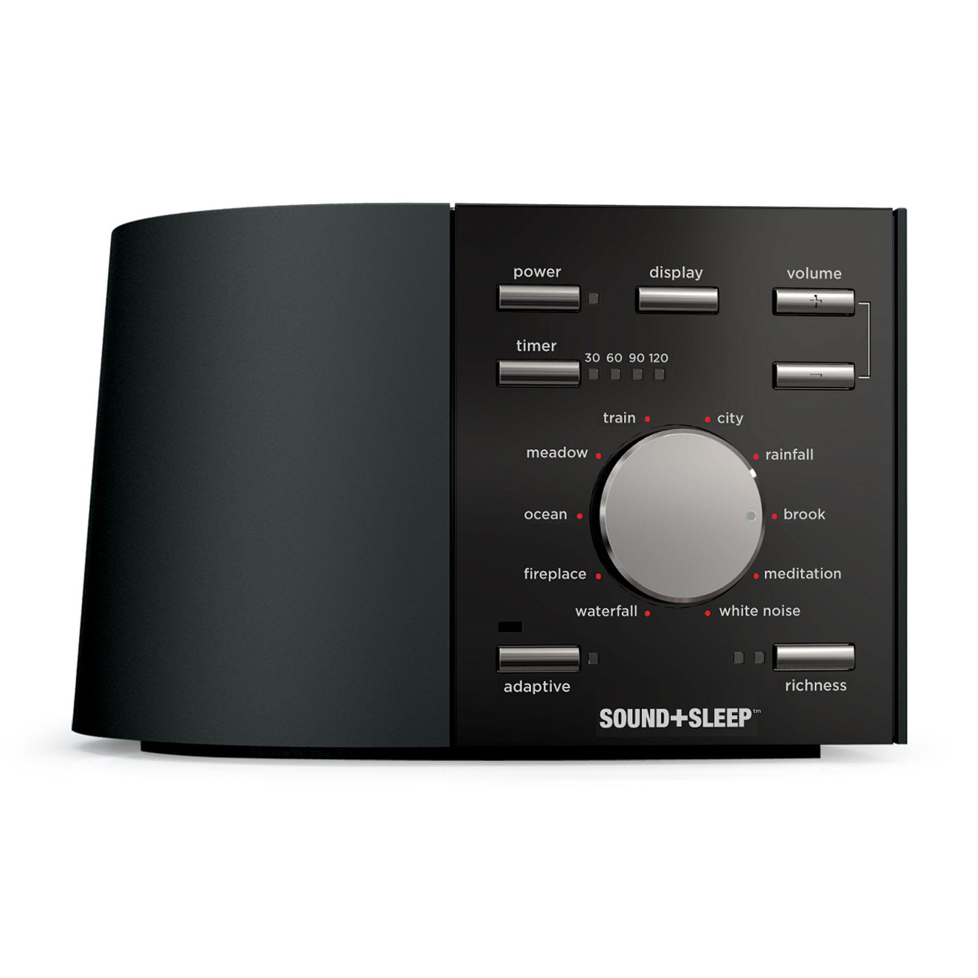 Sound+Sleep Black Adaptive Sound Sleep Therapy System - 4555AS1002SS