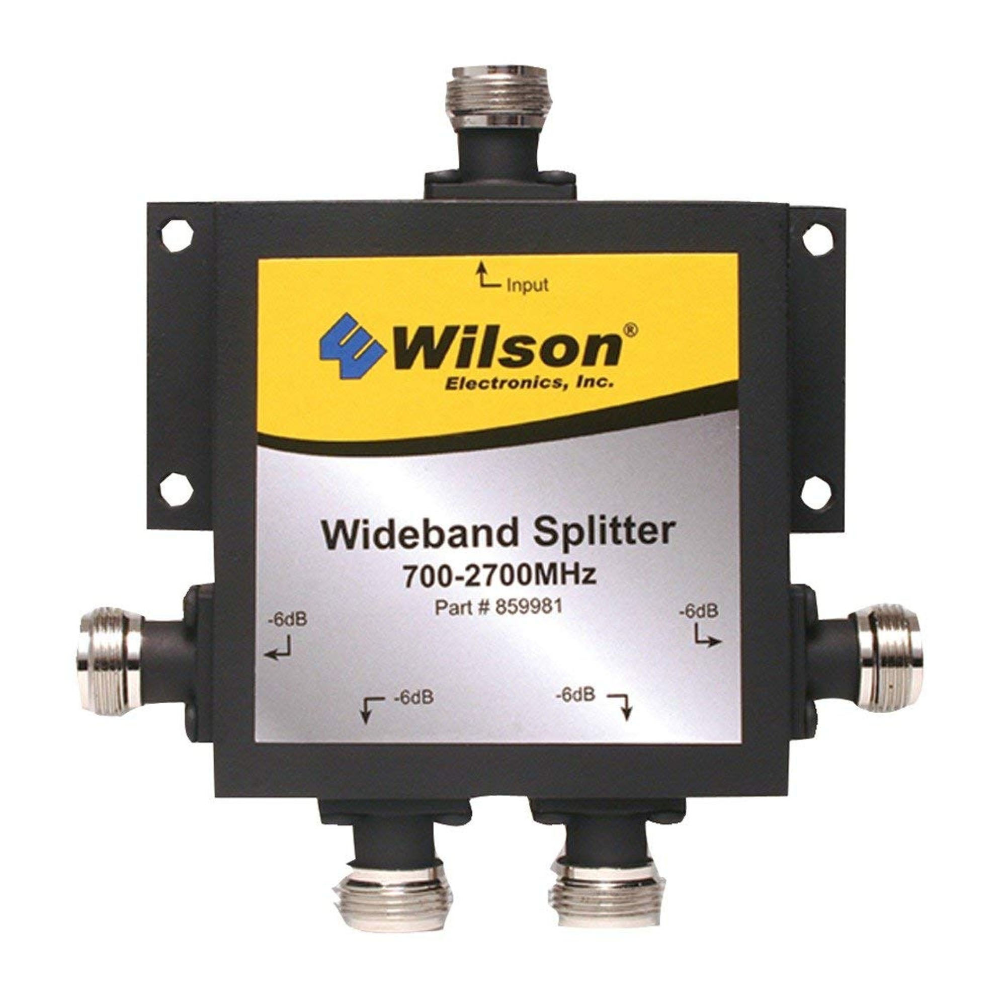 Wilson 4 Way splitter for 700-2300 MHz splitter w/N female connectors - 690WI859981