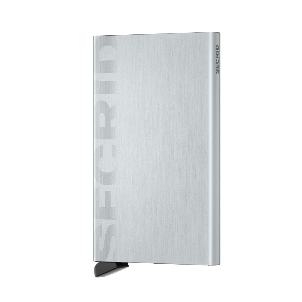 Secrid Cardprotector Laser Logo Silver Brushed