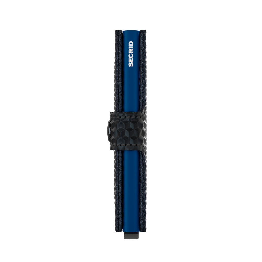 SECRID Miniwallet Cubic Black-Blue