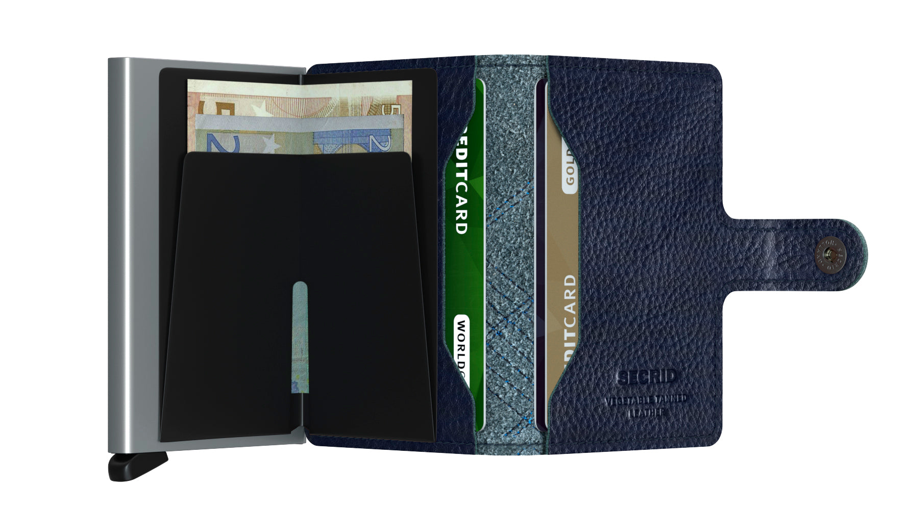 Secrid Miniwallet Stitch Linea Navy