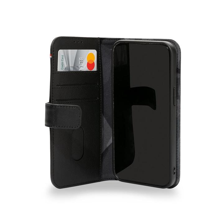 Decoded MagSafe Black Leather Detachable Wallet for iPhone 13 mini
