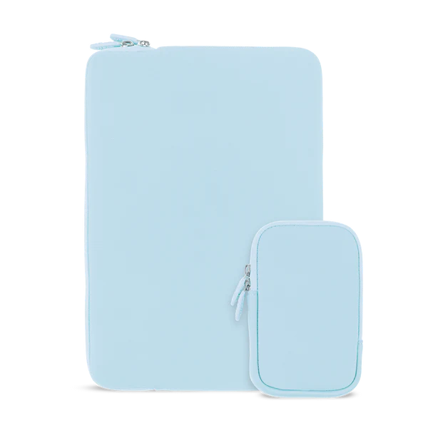 LOGiiX Vibrance Essential Sleeve with pouch 14' - Sky Blue
