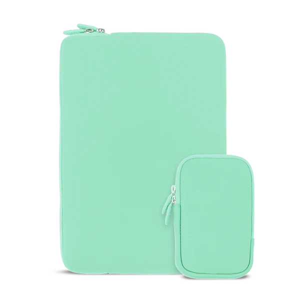 LOGiiX Vibrance Essential Sleeve with pouch 14' - Mint