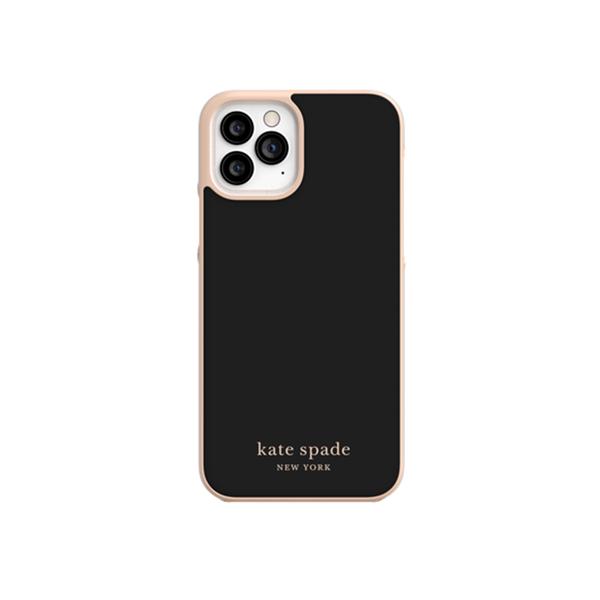 kate spade NY Wrap for iPhone 13 - Black/Pale Vellum Bumper